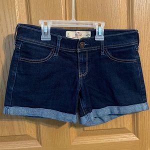 Blue jean shorts